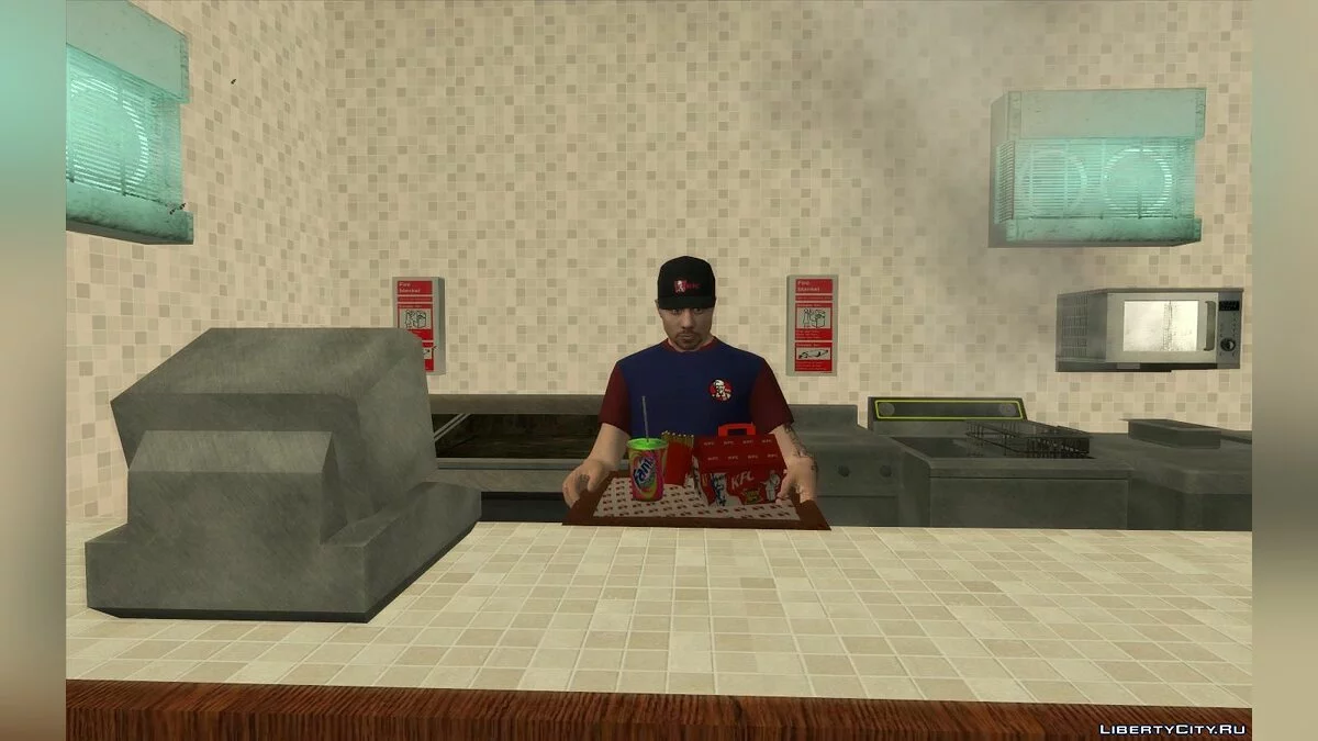Новые рестораны: McDonalds, KFC и Pizza Hut / GTA San Andreas