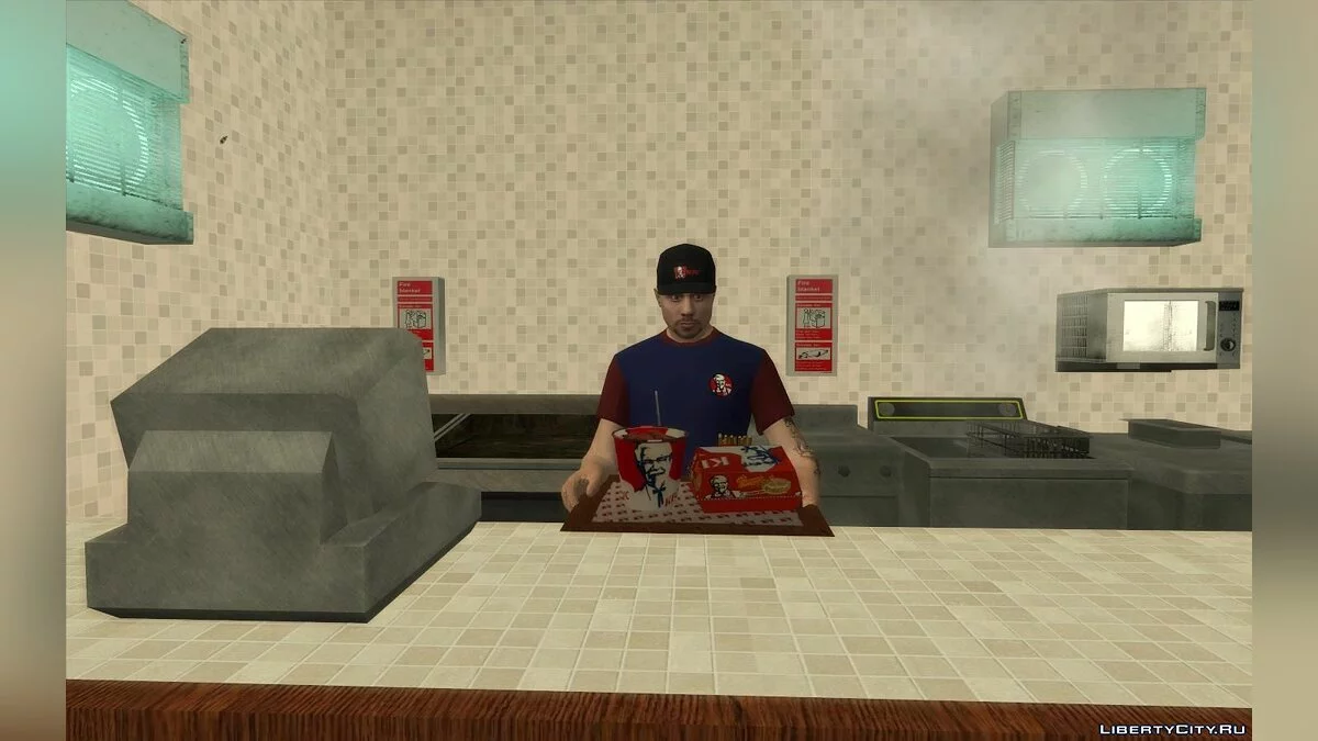Новые рестораны: McDonalds, KFC и Pizza Hut / GTA San Andreas