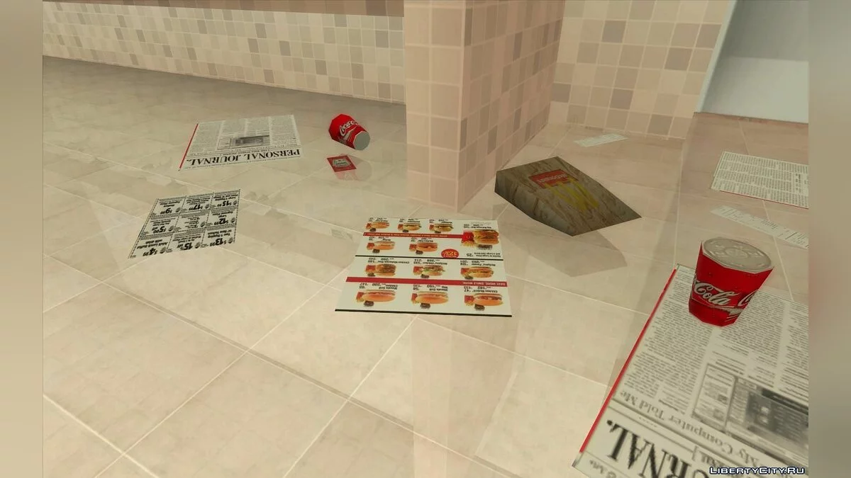 Новые рестораны: McDonalds, KFC и Pizza Hut / GTA San Andreas