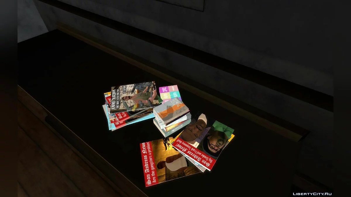 Новые журналы в доме Сиджея / GTA San Andreas