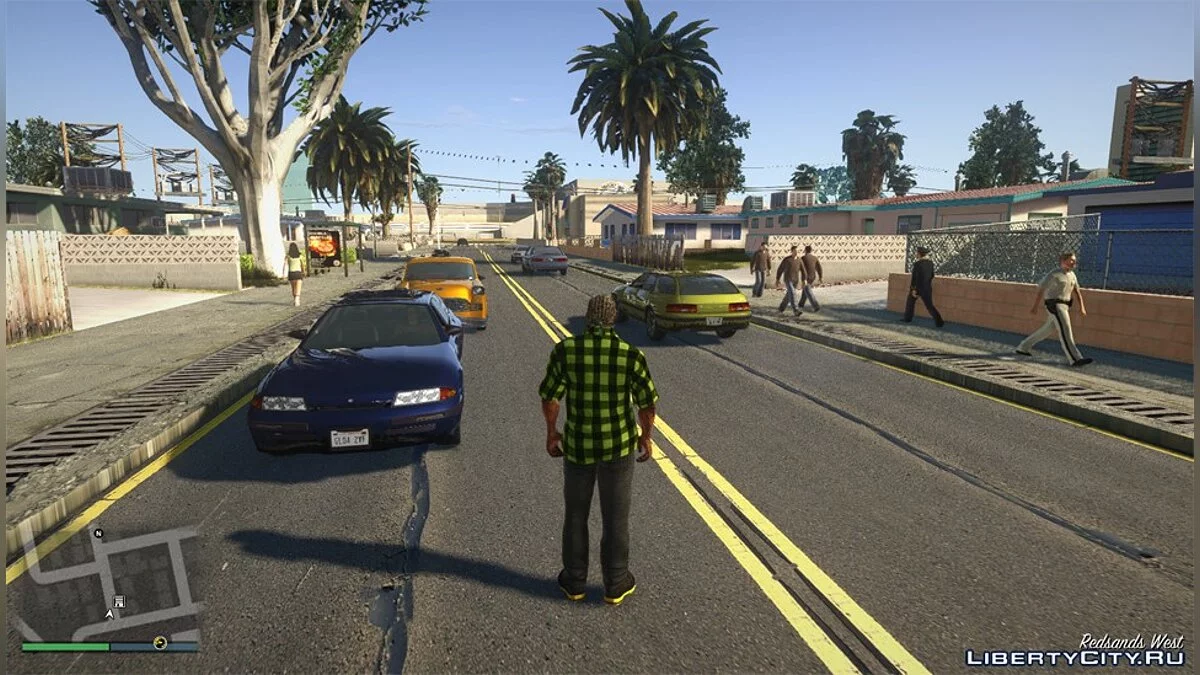 Реальные HQ дороги - Real HQ Roads [fixes + new textures] / GTA San Andreas