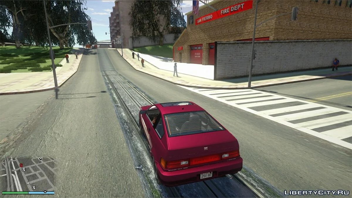 Реальные HQ дороги - Real HQ Roads [fixes + new textures] / GTA San Andreas