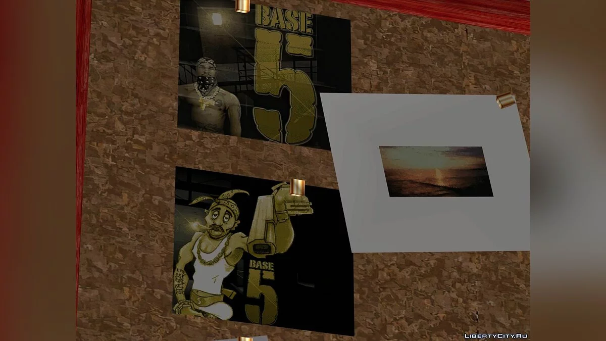 AI улучшение текстур доски с заметками / GTA San Andreas