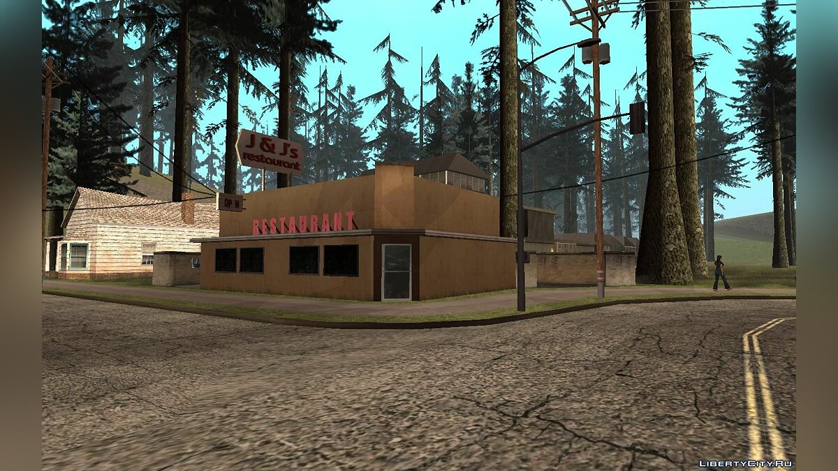 Скачать Updated Angel Pine для GTA San Andreas