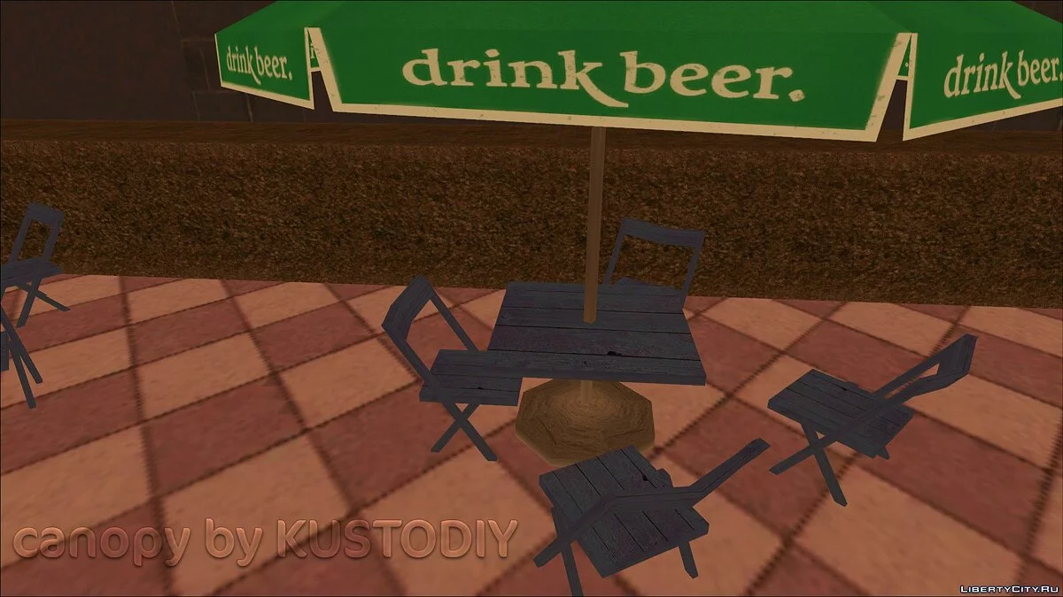 Fix Сanopy. Или фикс зонтиков (навесов) / GTA San Andreas