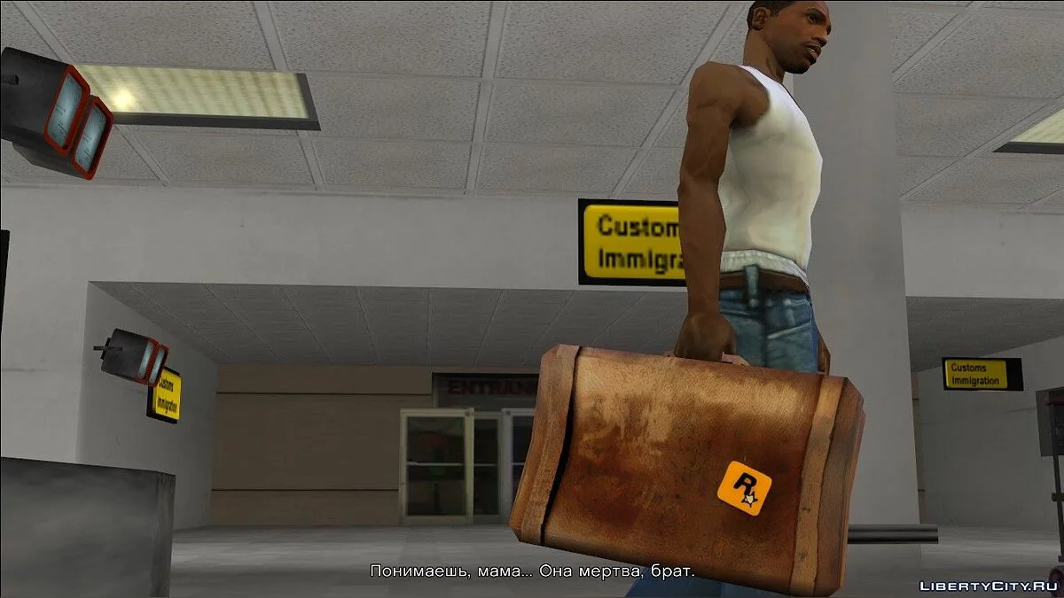 HQ Текстуры катсцен - Cutscene ESRGAN Upscale / GTA San Andreas