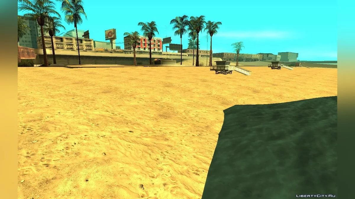 Текстуры пляжа в стиле GTA 5 / GTA San Andreas