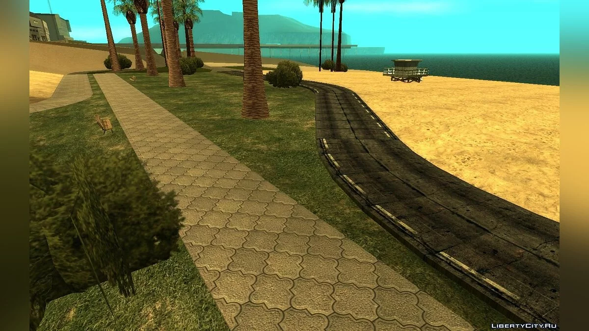 Текстуры пляжа в стиле GTA 5 / GTA San Andreas