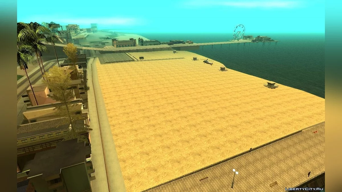 Текстуры пляжа в стиле GTA 5 / GTA San Andreas