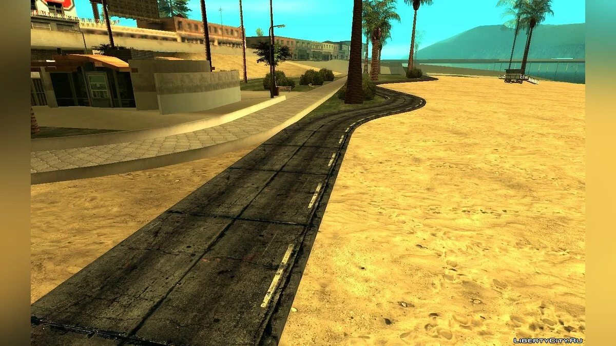 Текстуры пляжа в стиле GTA 5 / GTA San Andreas