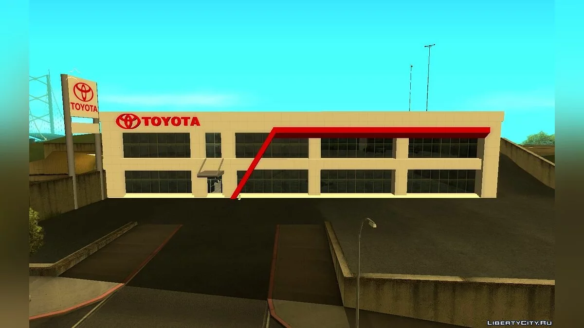 Дилерский магазин Toyota в Сан-Фиерро / GTA San Andreas