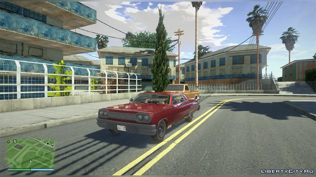 GTA IV textures + Real HQ Roads fixed / GTA San Andreas