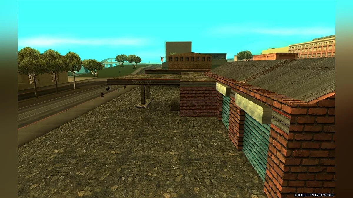Новые текстуры гаража в Сан-Фиерро HD / GTA San Andreas