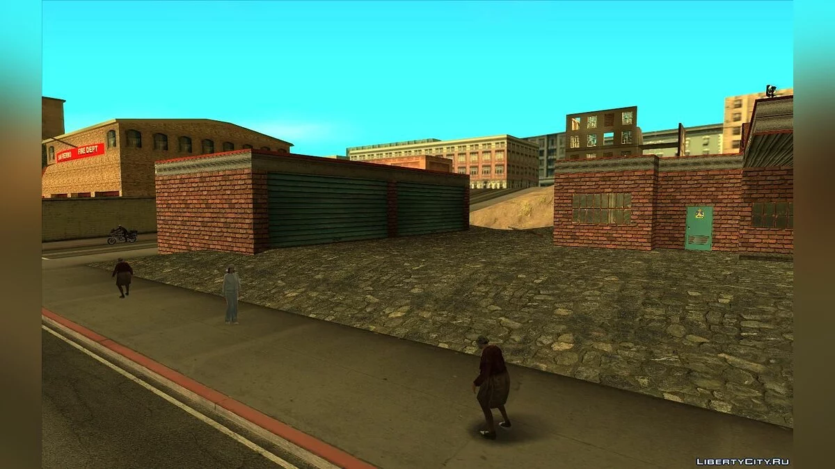 Новые текстуры гаража в Сан-Фиерро HD / GTA San Andreas