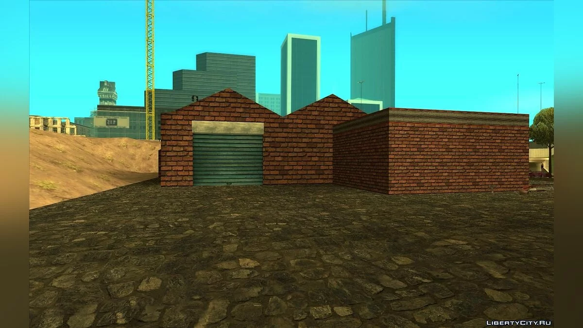 Новые текстуры гаража в Сан-Фиерро HD / GTA San Andreas