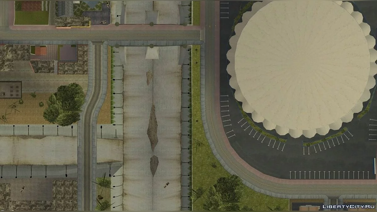 Полноценная карта "со спутника" - Radar Satellite View HQ / GTA San Andreas