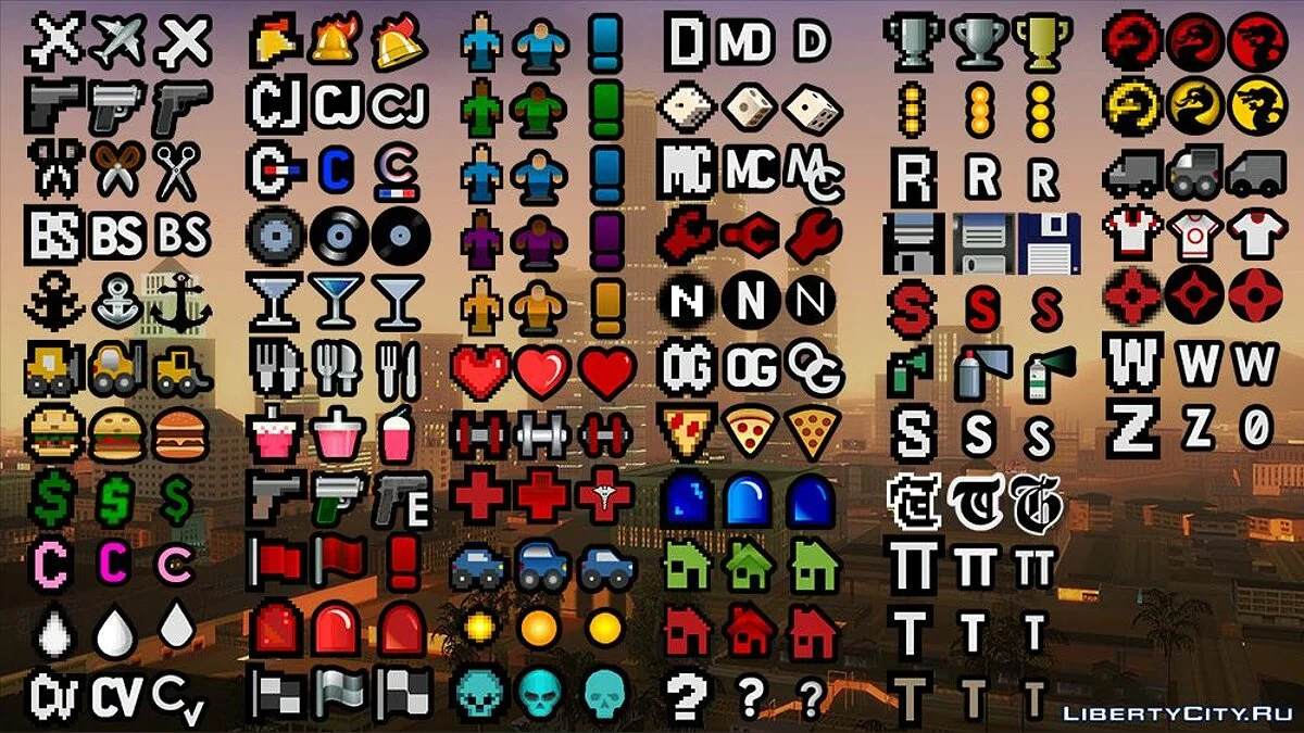 Remastered Radar Icons / GTA San Andreas