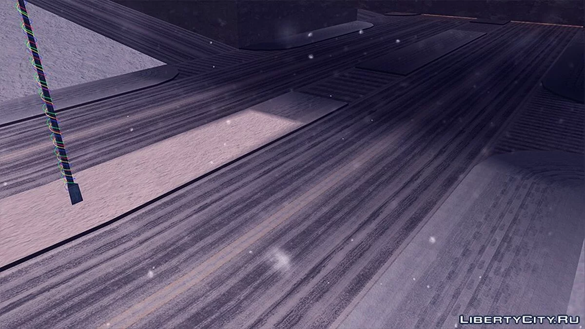 Winter Roads by Bloodrose (LS) v0.1a / GTA San Andreas