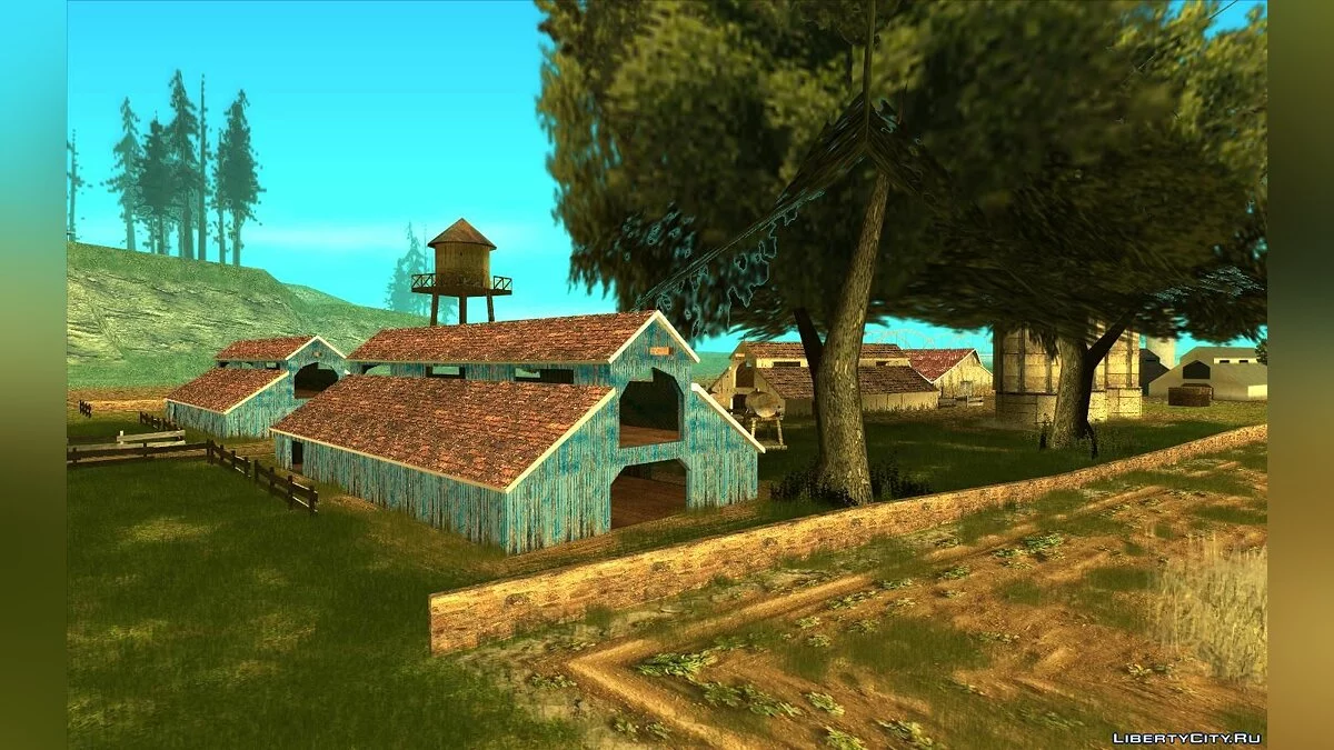 CountryE HD Textures - Новые текстуры в сельской местности V3 / GTA San Andreas