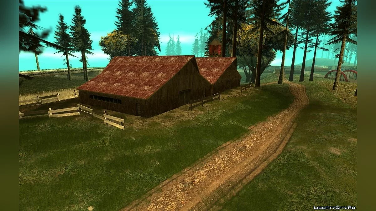 CountryE HD Textures - Новые текстуры в сельской местности V3 / GTA San Andreas