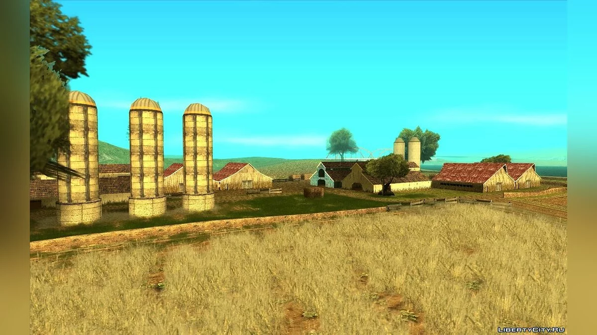 CountryE HD Textures - Новые текстуры в сельской местности V3 / GTA San Andreas