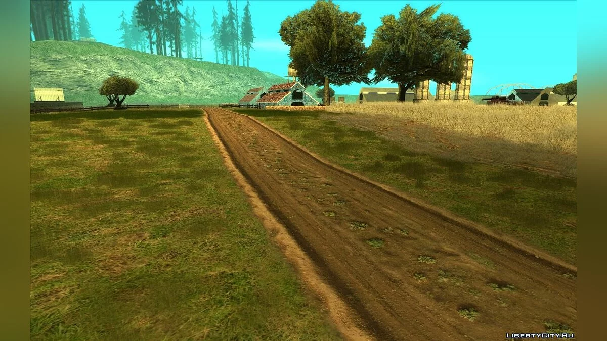 CountryE HD Textures - Новые текстуры в сельской местности V3 / GTA San Andreas