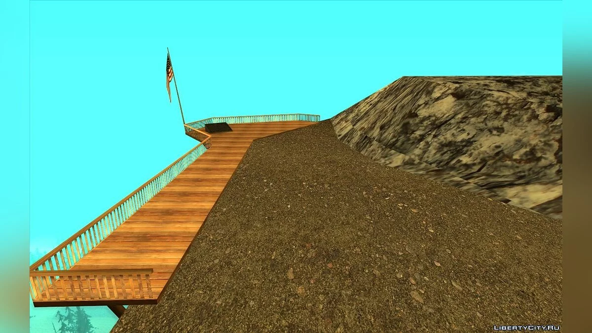 HD текстуры для горы Чилиад v1.0 / GTA San Andreas