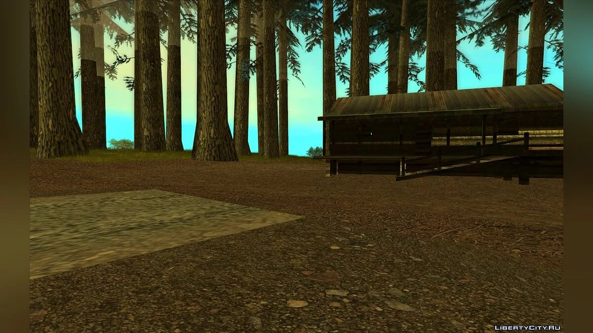 HD текстуры для горы Чилиад v1.0 / GTA San Andreas