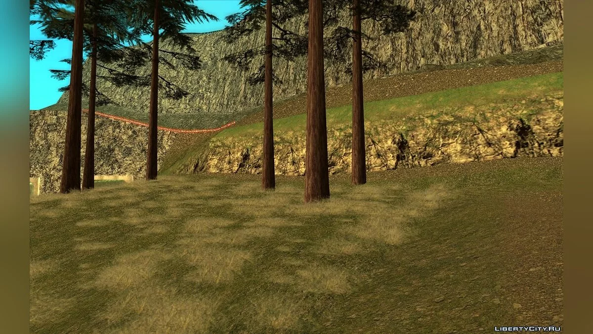 HD текстуры для горы Чилиад v1.0 / GTA San Andreas