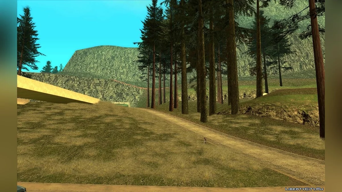 HD текстуры для горы Чилиад v1.0 / GTA San Andreas