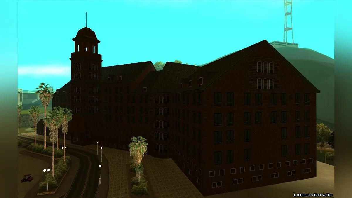 HQ текстура здания, около гольф-клуба Сан-Фиерро / GTA San Andreas