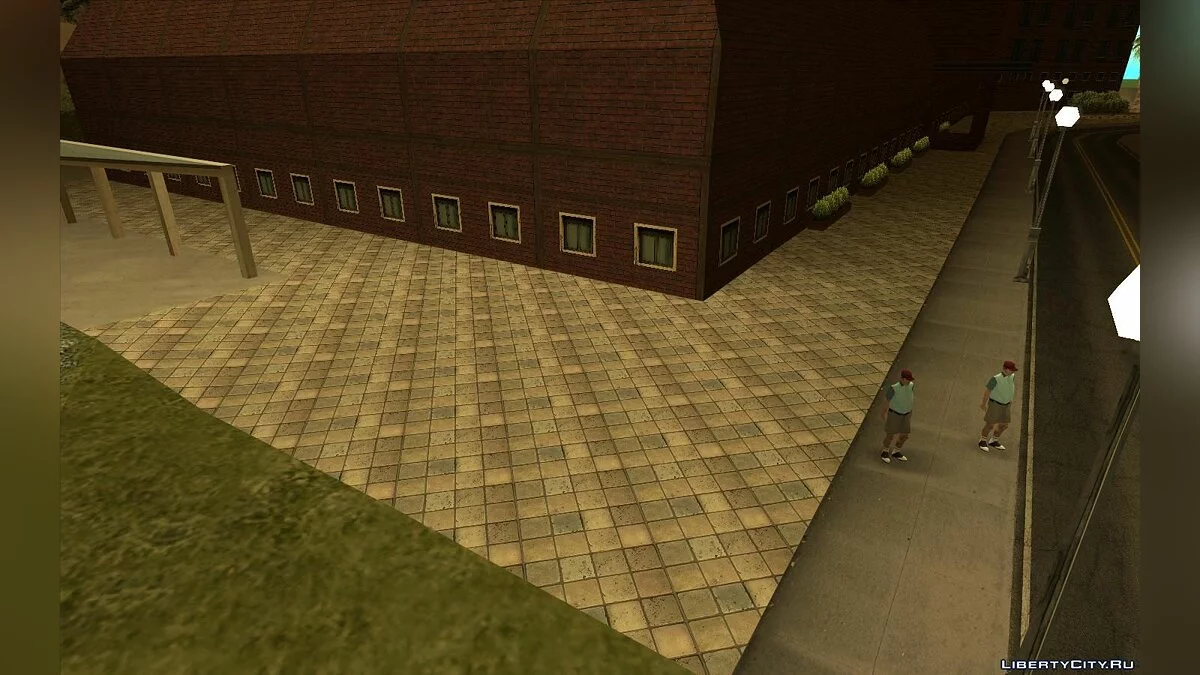 HQ текстура здания, около гольф-клуба Сан-Фиерро / GTA San Andreas