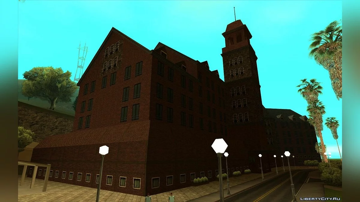 HQ текстура здания, около гольф-клуба Сан-Фиерро / GTA San Andreas