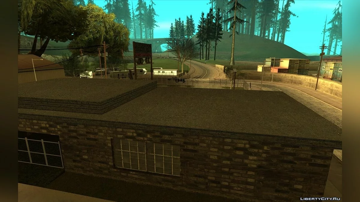 HQ текстуры для грузового терминала в Округе Ред / GTA San Andreas