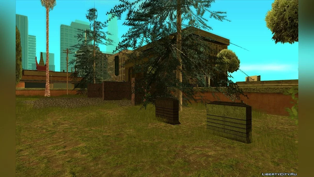 Новые текстуры для кладбища Лос-Сантоса v1.0 / GTA San Andreas