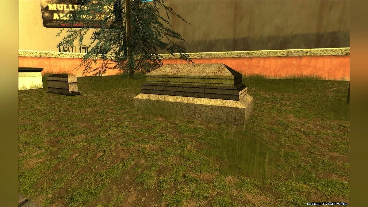 Новые текстуры для кладбища Лос-Сантоса v1.0 / GTA San Andreas