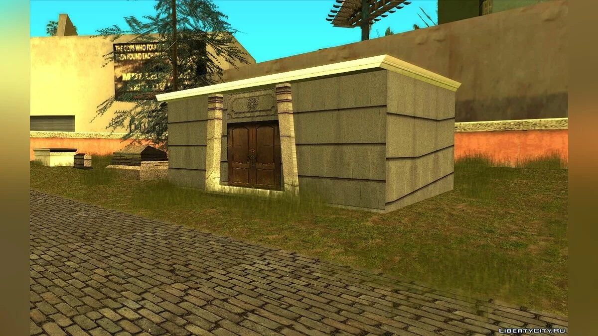 Новые текстуры для кладбища Лос-Сантоса v1.0 / GTA San Andreas