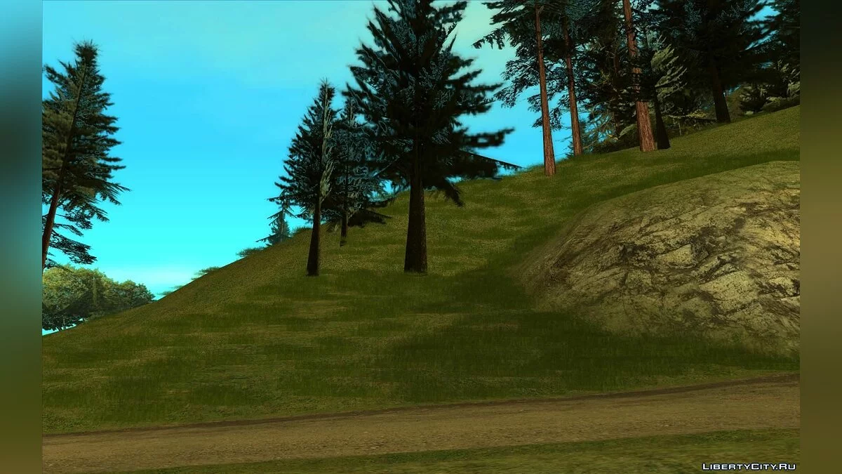 Новые текстуры для сельской местности  / GTA San Andreas
