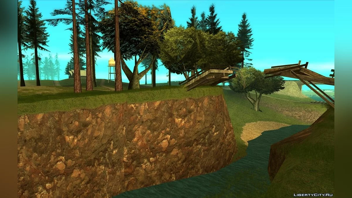 Новые текстуры для сельской местности  / GTA San Andreas