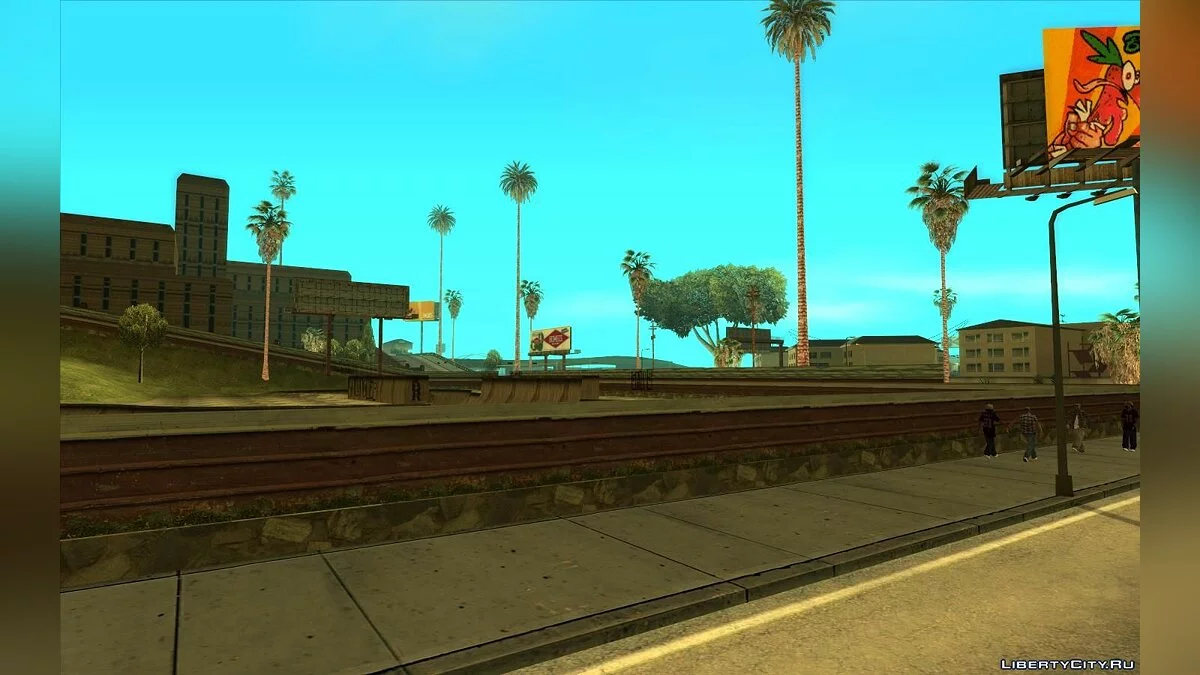 Новые текстуры для скейт-парка в Лос-Сантосе / GTA San Andreas