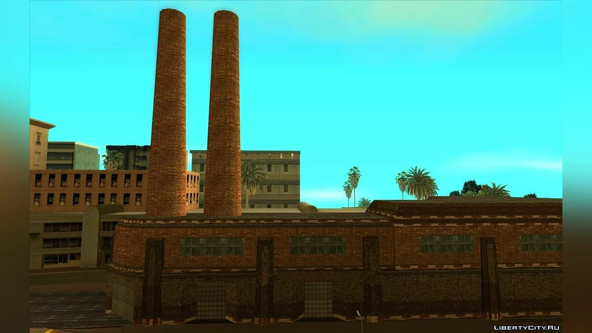 Новые текстуры для завода в Лос-Сантосе / GTA San Andreas