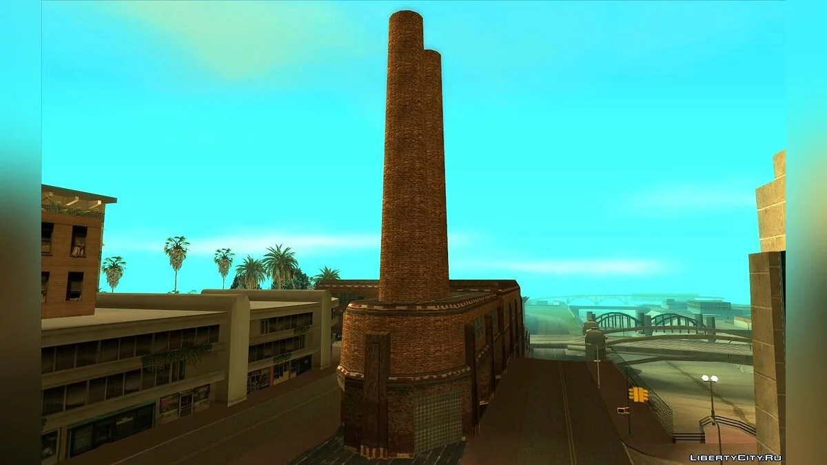 Новые текстуры для завода в Лос-Сантосе / GTA San Andreas