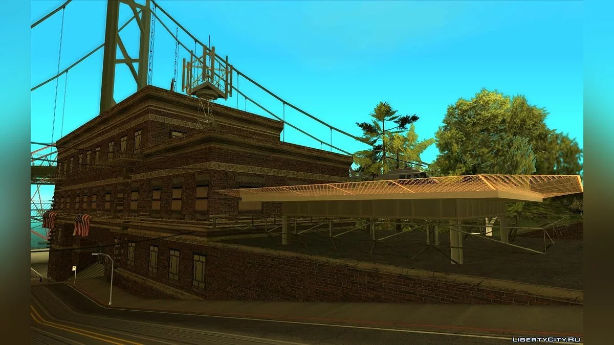 Новые текстуры отделения полиции в Сан-Фиерро v1.0 / GTA San Andreas