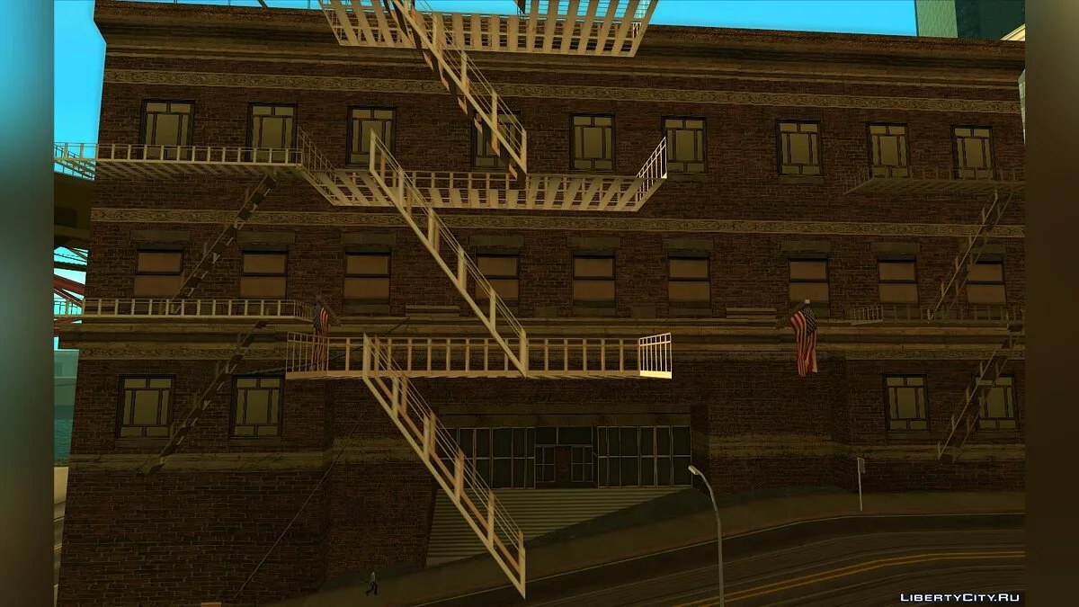 Новые текстуры отделения полиции в Сан-Фиерро v1.0 / GTA San Andreas