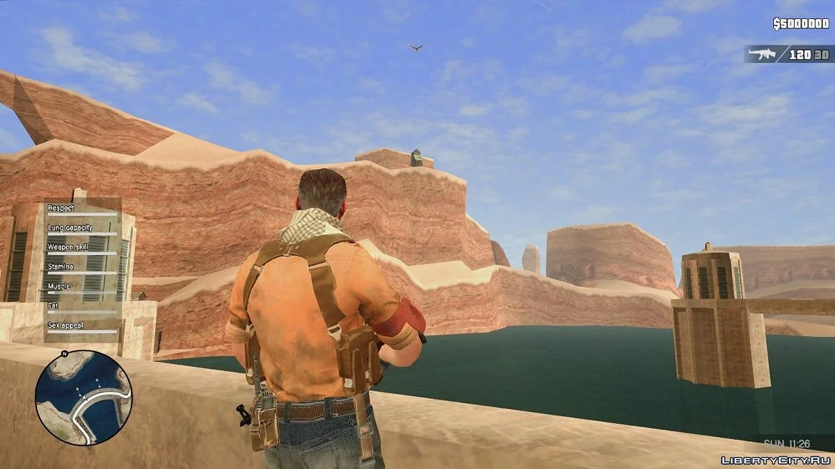 Обновленная карта и радар со спутника (Выделили дорогу) / GTA San Andreas