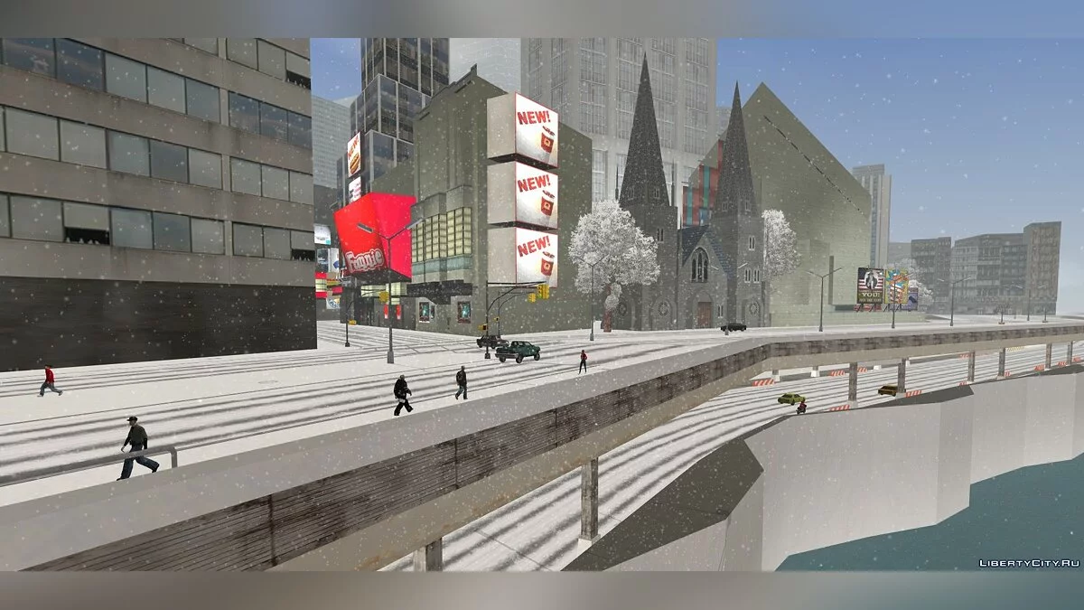 [SAxVCxLC] Снег для Либерти-Сити / GTA San Andreas