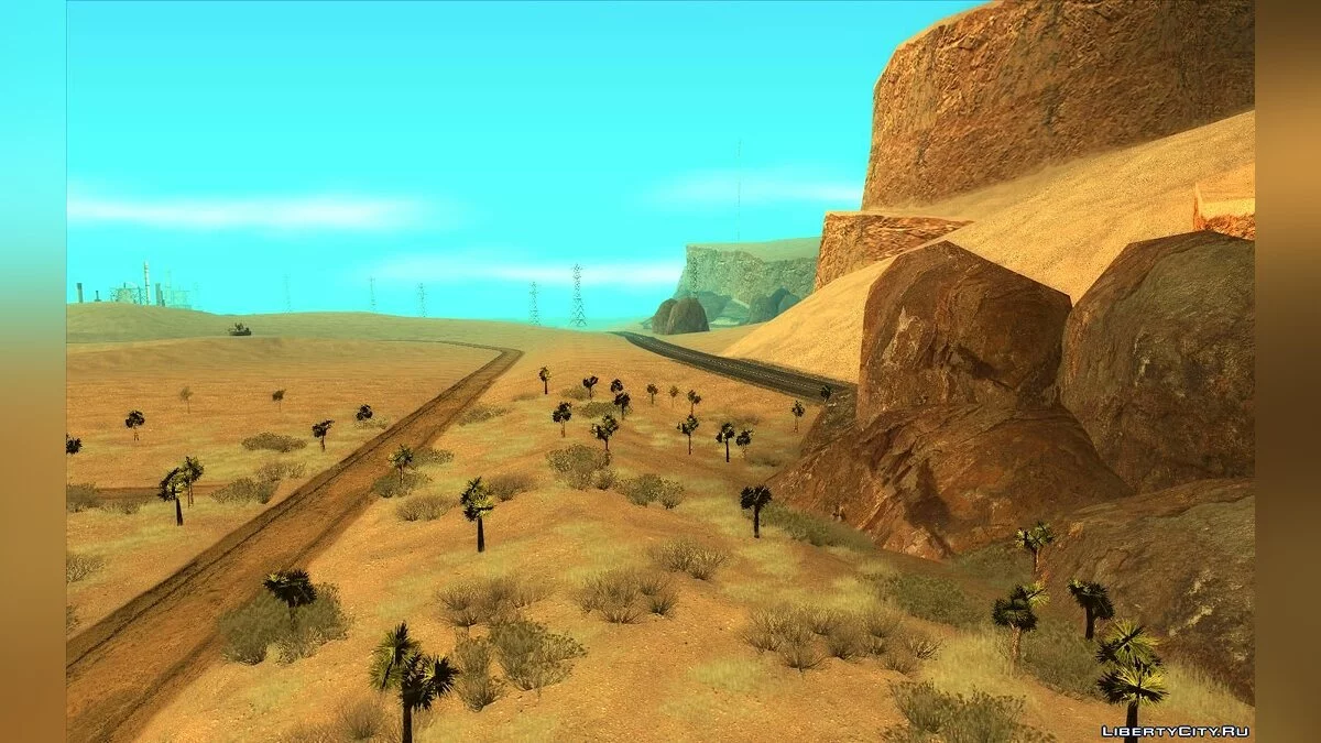 Сборник текстур для деревни, леса и пустыни / GTA San Andreas