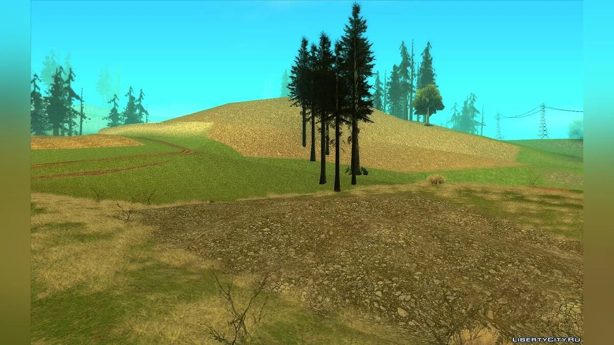 Сборник текстур для деревни, леса и пустыни / GTA San Andreas