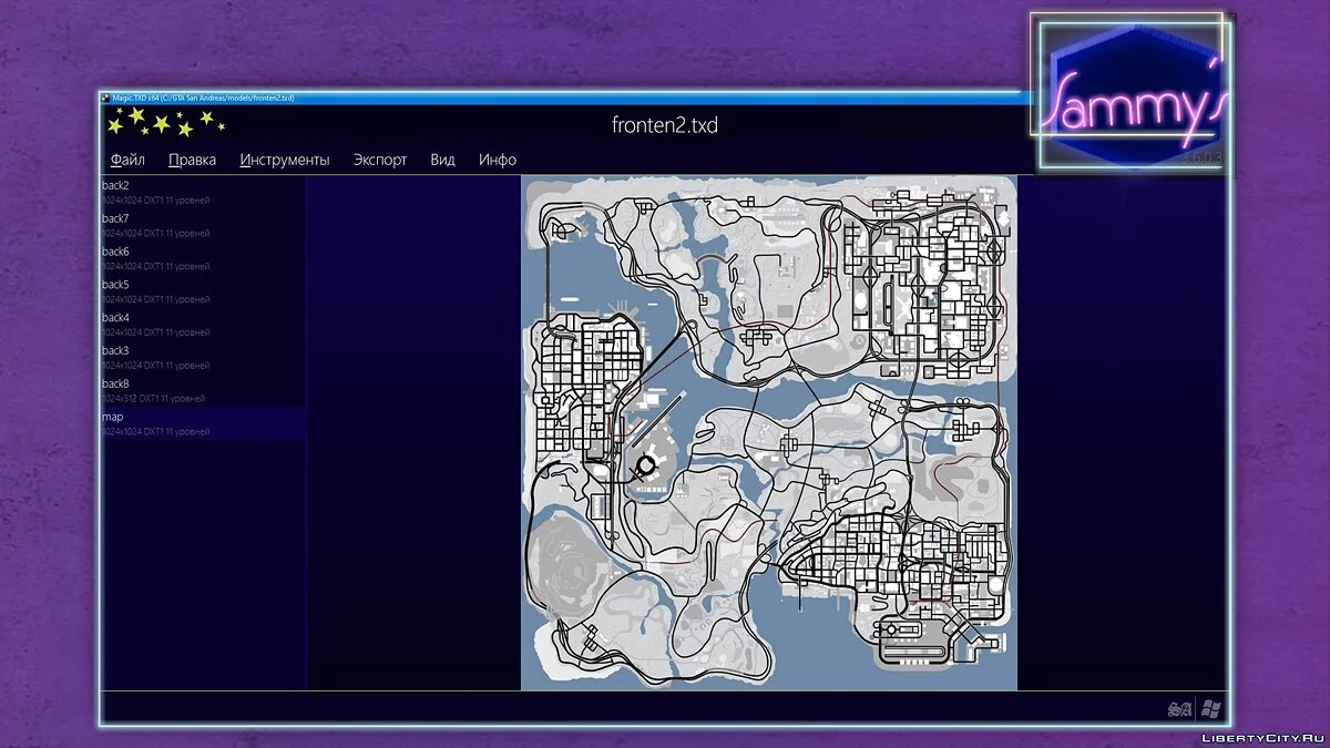 Winter Map HD / GTA San Andreas
