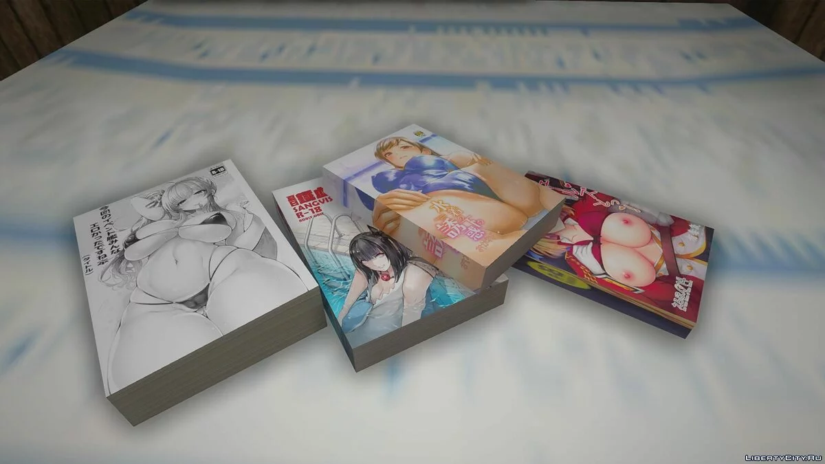 Журналы с мангой v3 / GTA San Andreas